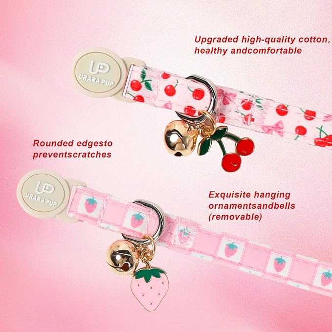 Cat Collar, Cat Collar with Bell, - Image 2