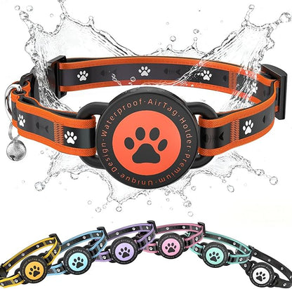 Airtag Cat Collar Breakaway, Reflective Cat Collar by Unknown