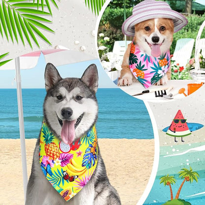 Eccliy 30 Pack Summer Fruit Dog Bandanas Bulk Soft Triangle Dog Scarfs - Image 5