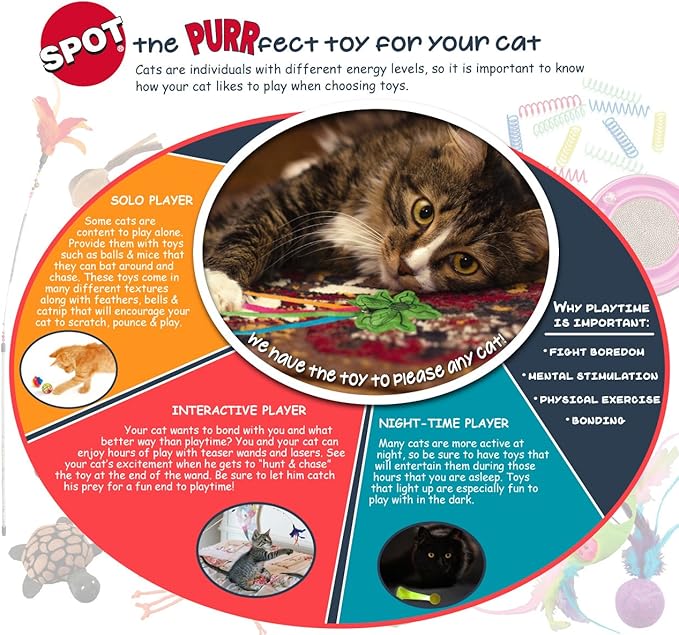 SPOT Slotted Balls Cat Toy - Image 10