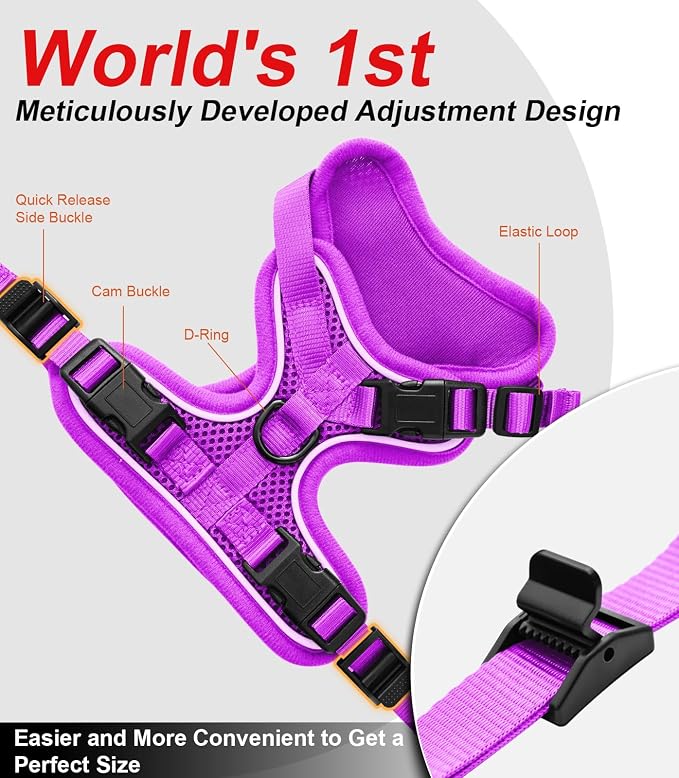 Cat Harness and Leash for Walking Escape Proof Soft Adjustable Cat Leash - Image 4
