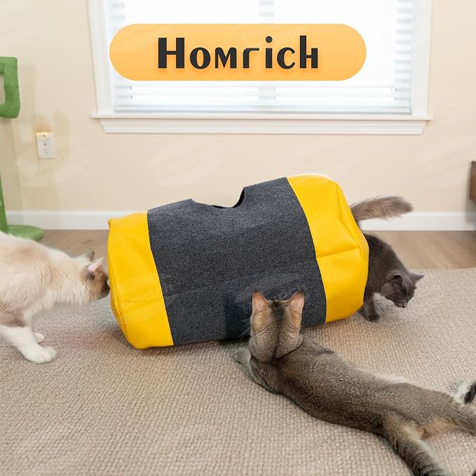 Homrich Multifunctional Collapsible Cat Play Bag, Indoor Cat Tunnel Activity - Image 4