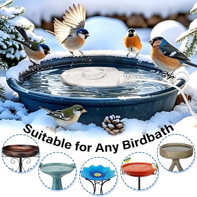 100W Bird Bath Heater, Birdbath Heaters - Image 6