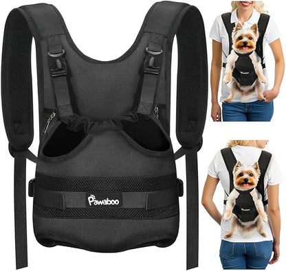 Pawaboo Pet Dog Front Carrier Backpacks, Legs Out Pet Carrier Backpack by Pawaboo