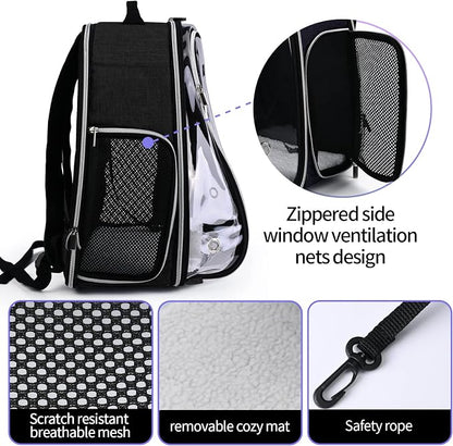 BAGLHER Cat Carrier Backpack Bubble - Image 4
