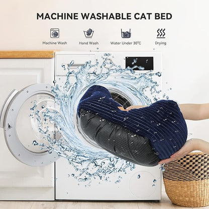Cat Dog Bed for Pets, Rectangle Pet Bed Gift for Puppy and Kitten, Machine - Image 6