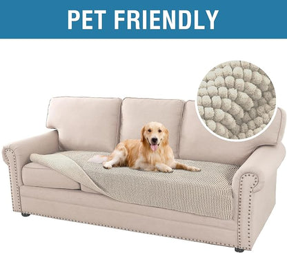 H.VERSAILTEX Plush Chenille Dog Bed Cover Thick Soft Sofa Cover - Image 2