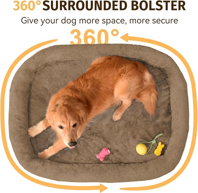 Orthopedic Washable Large Dog Bed: Cooling Dog Bed - Image 4