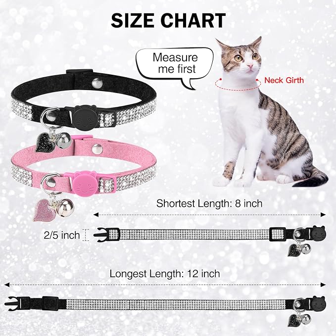 Rhinestone Cat Collar Breakaway - Image 4