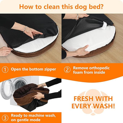 Dwanton Orthopedic Dog Bed for Extra Large Dogs - Image 7