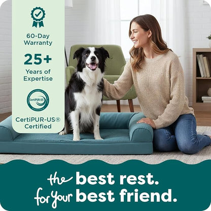 FurHaven Orthopedic Dog Bed for Large Dogs, Sofa Contour Mattress - Image 9