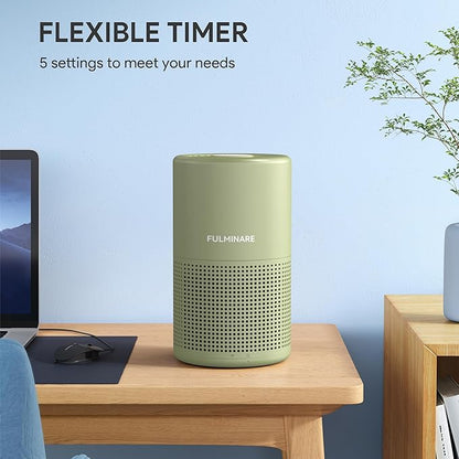 FULMINARE Air Purifiers for Home Bedroom H13 HEPA Air Purifier, 3 Speeds - Image 4