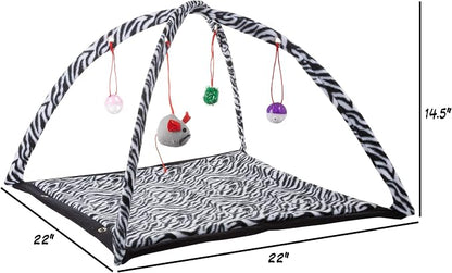 PETMAKER Cat Activity Center- Interactive Play Area Station - Image 2