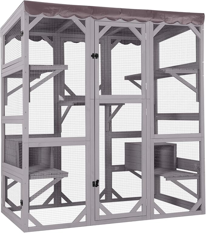 Aivituvin Catio Outdoor Cat Enclosure by Aivituvin
