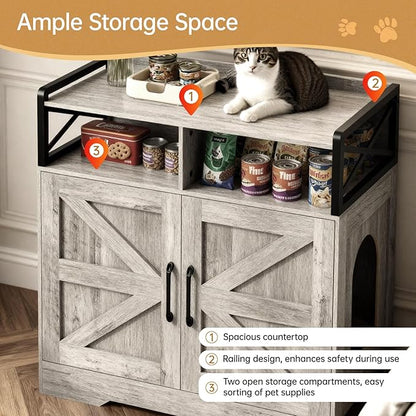 Cat Litter Box Enclosure Furniture - Image 4