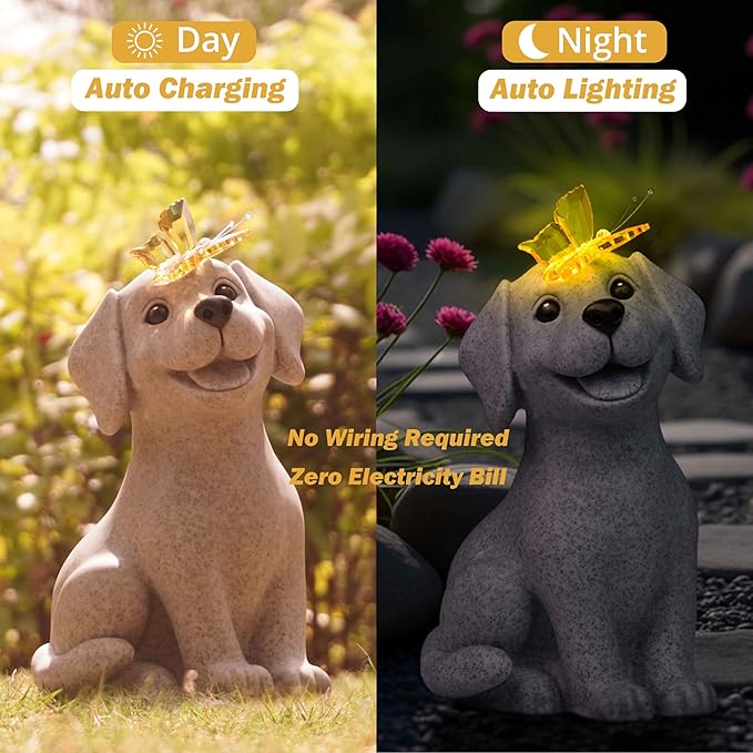 DecorSmart Dog Garden Outdoor Statue Dog mom dad Lovers Gifts - Image 2