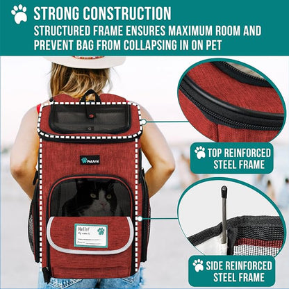 PetAmi Dog Backpack Carrier, Airline Approved Cat Backpacks - Image 5