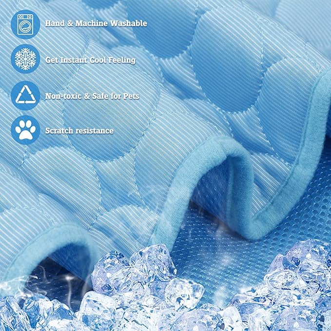 Washable Dog Ice Silk Self Cooling Mat - Image 7