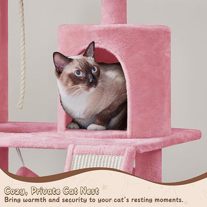 Yaheetech 63.5″ H Cat Tree, Cat Furniture - Image 6