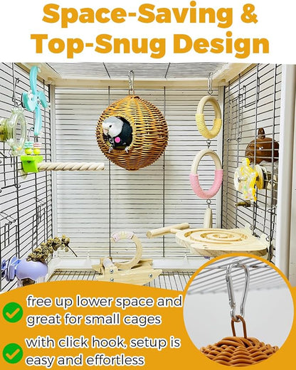 Chewproof Steel Frame Bird Nest - Image 3