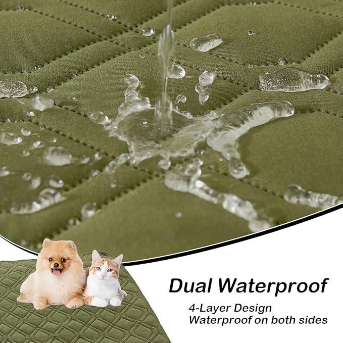 hyha Waterproof Dog Bed Blanket, Soft Pet Blankets, Waterproof Couch Cover - Image 2