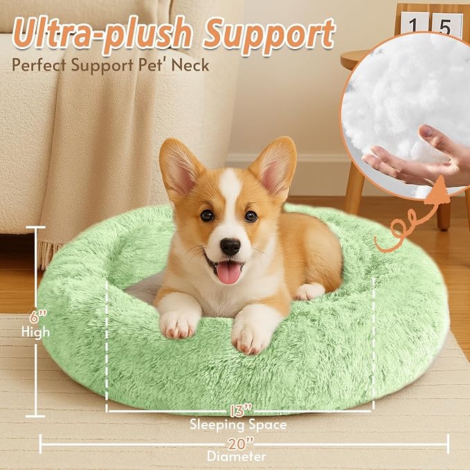 JOLLYVOGUE Calming Small Dog & Cat Bed - Image 4