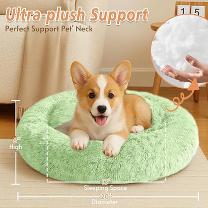 JOLLYVOGUE Calming Small Dog & Cat Bed - Image 4