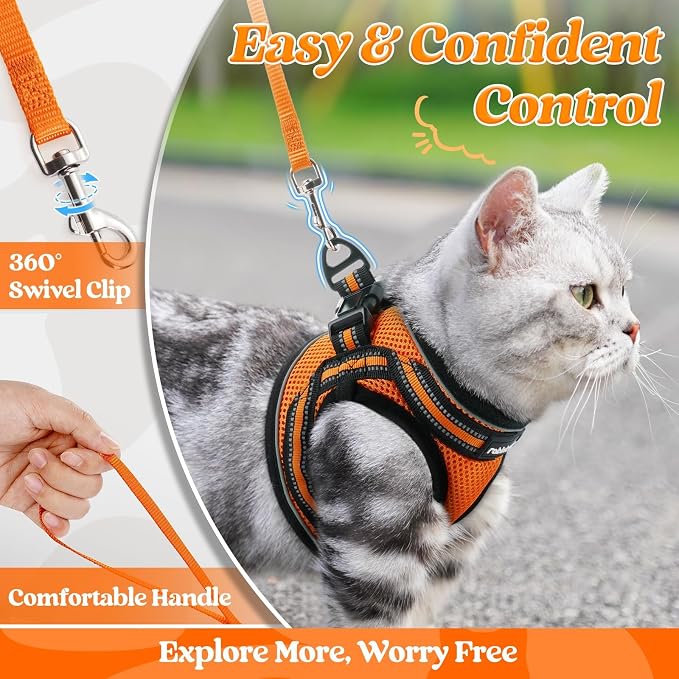 rabbitgoo Cat Harness and Leash Set - Image 5