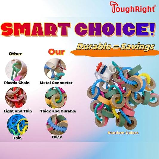 Fatty Bagel Cascade 24Pcs Bird Toys - Image 2