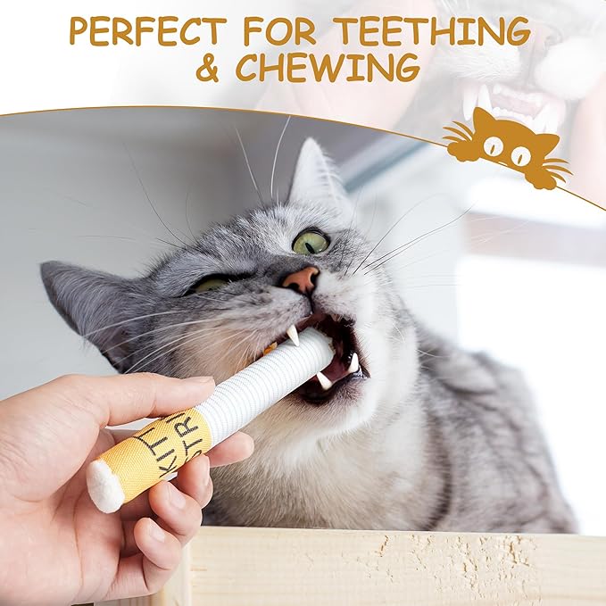 Nocciola 3 Pack Catnip Toys for Cats, Funny Cat Toys Filled - Image 5