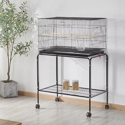 Yaheetech 47-inch Rolling Breeding Flight Bird Cages - Image 2