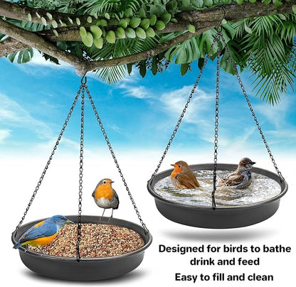 Hanging Bird Bath Hanging Bird-Feeder - Image 6