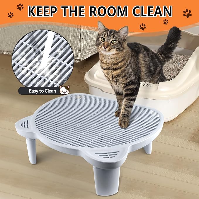 Adjustable Cat Ramp Litter Box Step Double Layer - Image 6