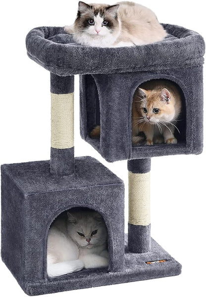 Feandrea Cat Tree, 29.1-Inch Cat Tower, Plush Condo by FeandreabySONGMICSHOME