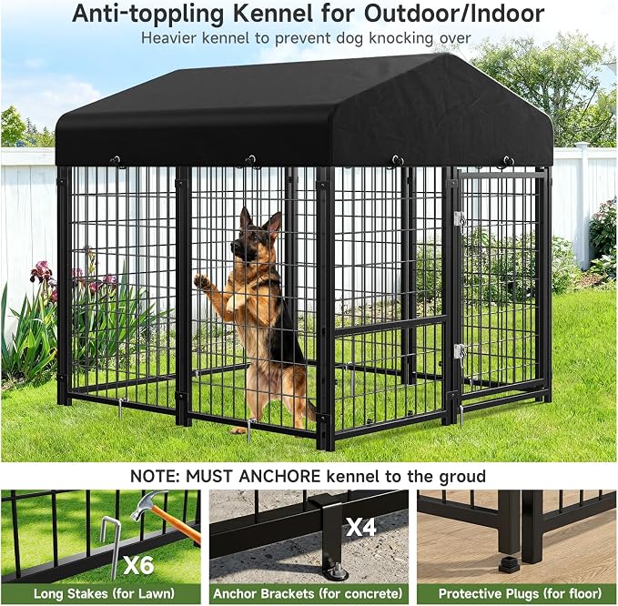 Dog Kennel Outdoor, Outside Dog Kennel - Image 3