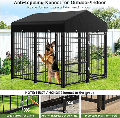 2PCS Dog Kennel Outdoor, Outside Dog Kennel - Image 3