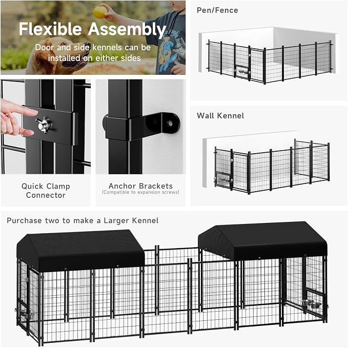 Dog Kennel Outdoor, Outside Dog Kennel - Image 7
