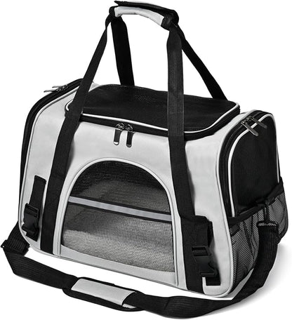 Dog Cat Carrier Soft for Small Pet Up to 16 Lbs TSA Airline Approved Travel by Unknown