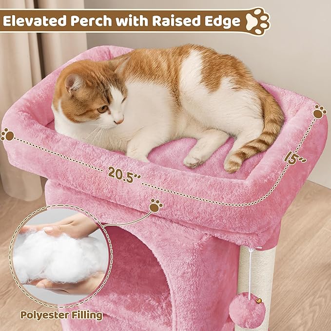 Yaheetech 23.5in Cat Tree Tower, Cat Condo - Image 5