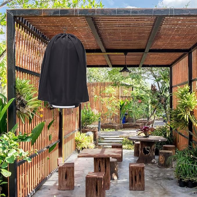 DONGKER Bird Parrot Cage Cover, Polyester Rain-Proof Blackout Birdcage Shade - Image 7
