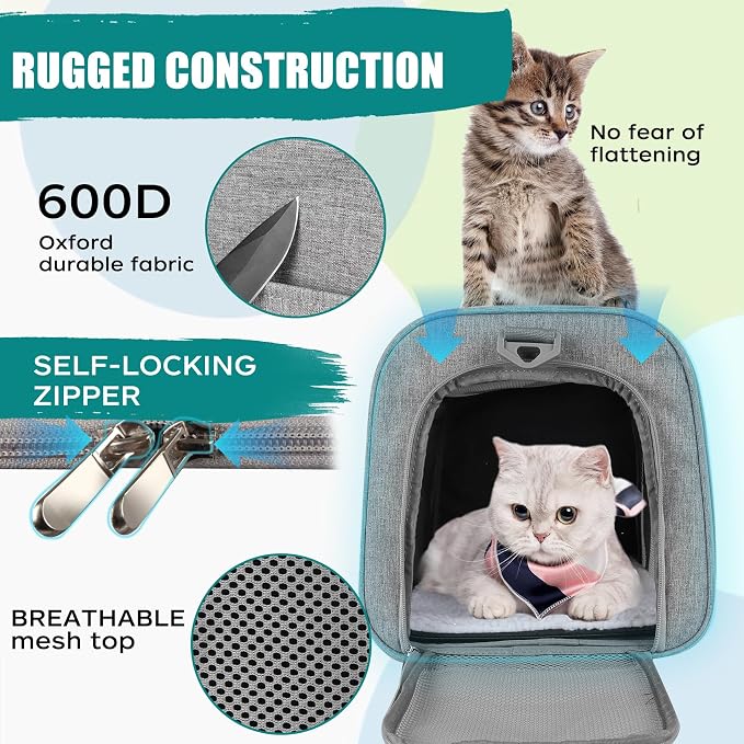 Top tasta Dog Cat Carrier Pet Carriers - Image 3