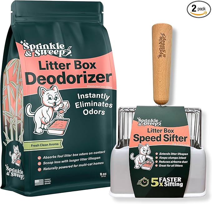 Sprinkle & Sweep Litter Box Deodorizer by SprinkleSweep