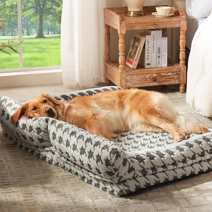 FURTIME Orthopedic Dog Beds Large Sized Dog, XL Washable Memory Foam Pet Couch - Image 9