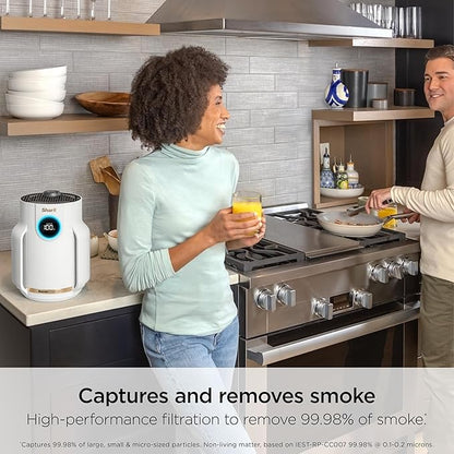 Shark Air Purifier for Home, NeverChange Compact Pro, for Bedroom, Home Office - Image 3