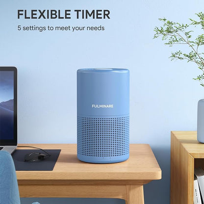 FULMINARE Air Purifiers for Home Bedroom H13 HEPA Air Purifier, 3 Speeds - Image 3