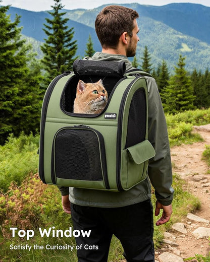 Pecute Expandable Cat Backpack Carrier, Backpack - Image 3