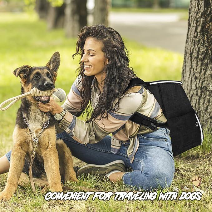 BAGLHER丨Dog Travel Bag Backpack, Airline Approved Pet Supplies Backpack - Image 7