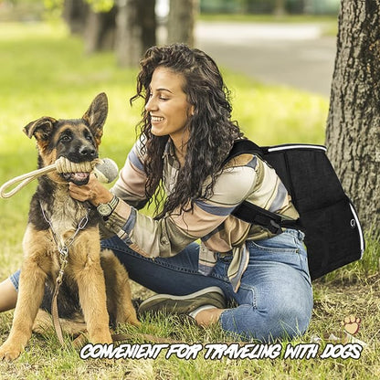 BAGLHER丨Dog Travel Bag Backpack, Airline Approved Pet Supplies Backpack - Image 7
