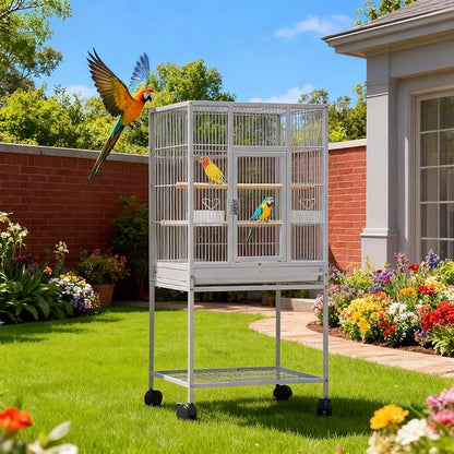 52'' Wrought Iron Birdcage - Image 7