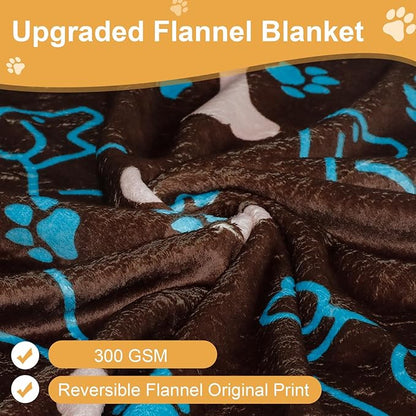 Dog Blanket for Small Dogs Washable-Soft Fluffy Puppy Blanket - Image 4